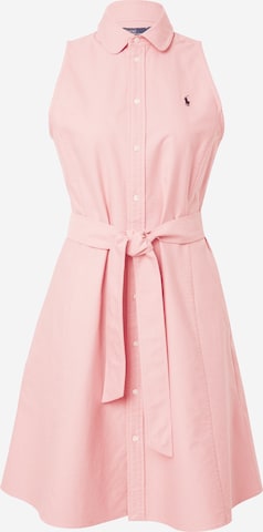 Robe-chemise Polo Ralph Lauren en rose : devant