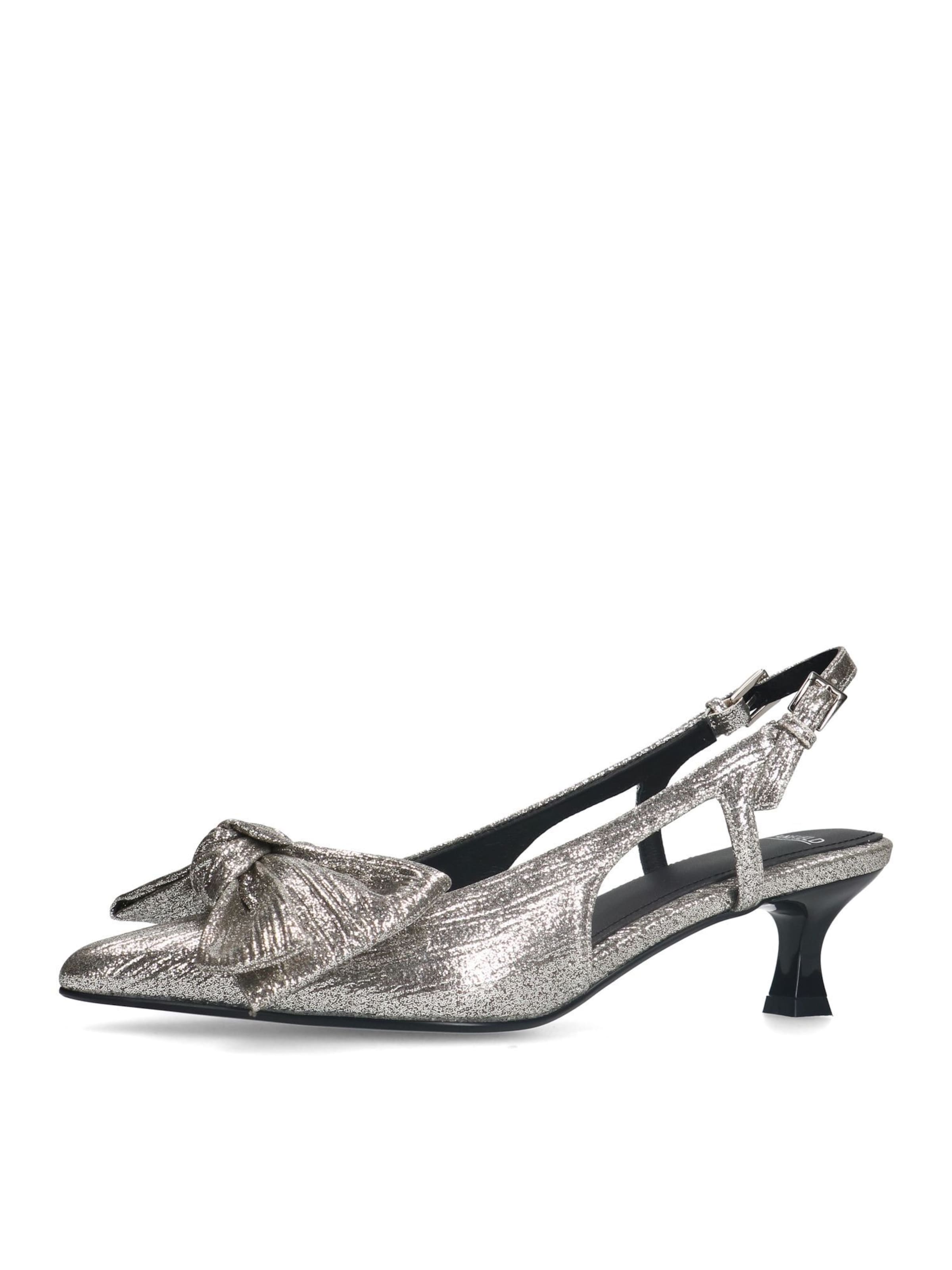 MANFIELD Pumps in Silver: front