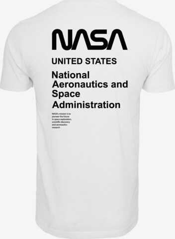 Mister Tee Regular Fit Shirt 'Nasa' in Weiß