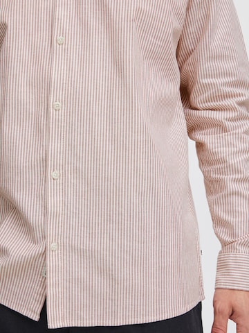 !Solid Slim Fit Hemd 'SDVal' in Orange