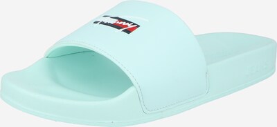 Tommy Jeans Mules in Aqua / Dark blue / Red / White, Item view