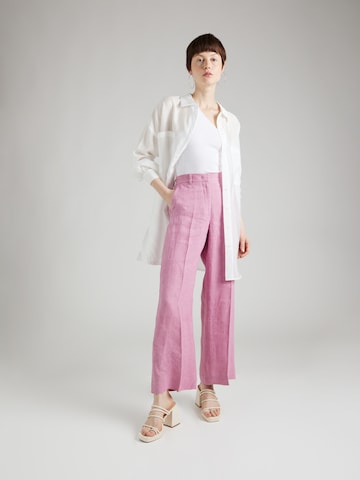 Weekend Max Mara Loose fit Trousers with creases in Purple