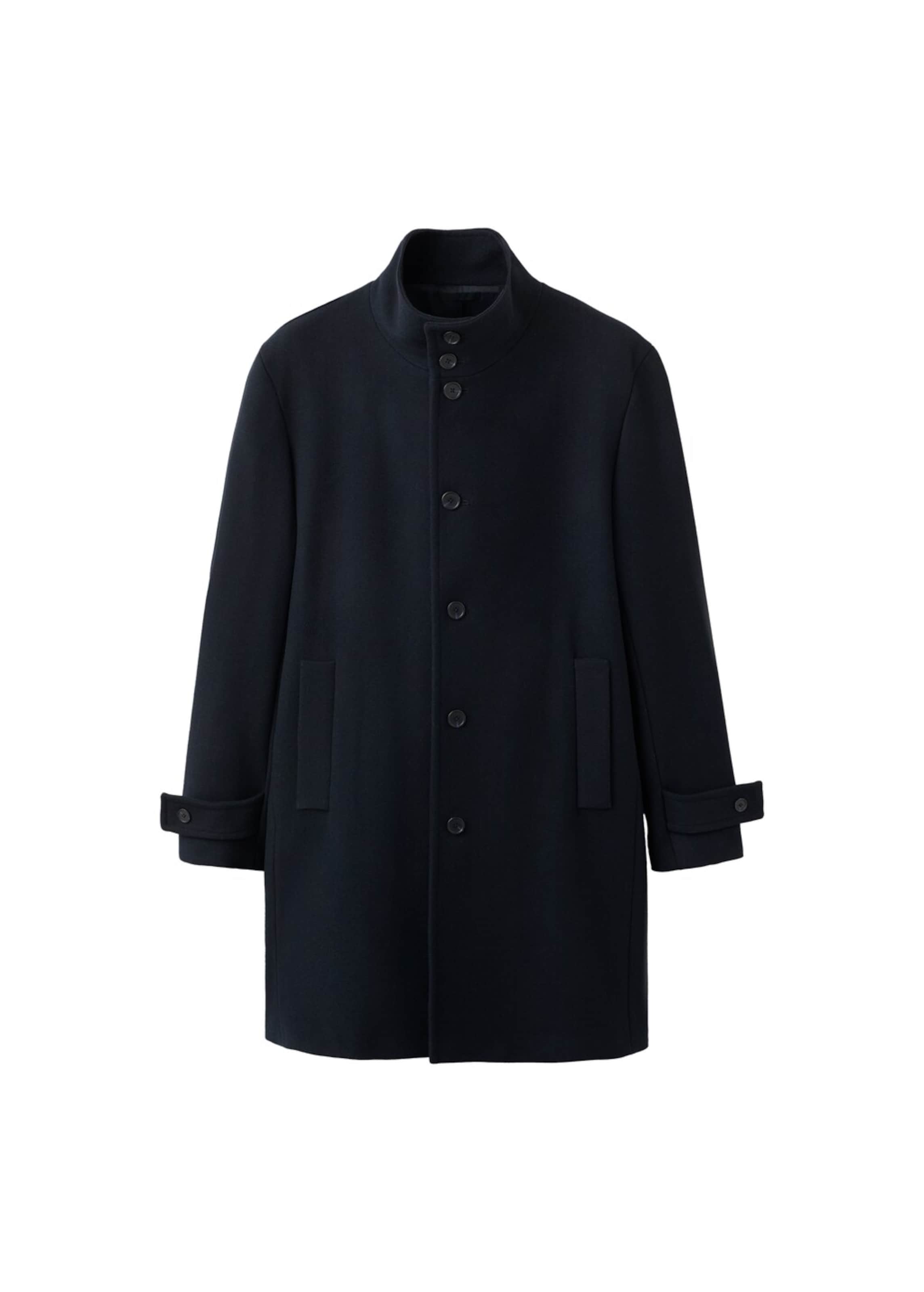 MANGO MAN Mantel 'Funnel' in Blau: Vorderseite