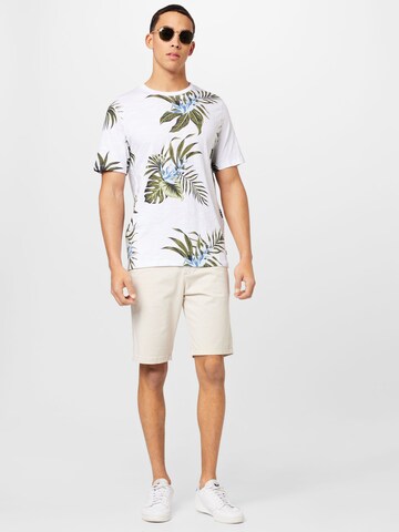 JACK & JONES Shirt 'JPRBLATropic' in White