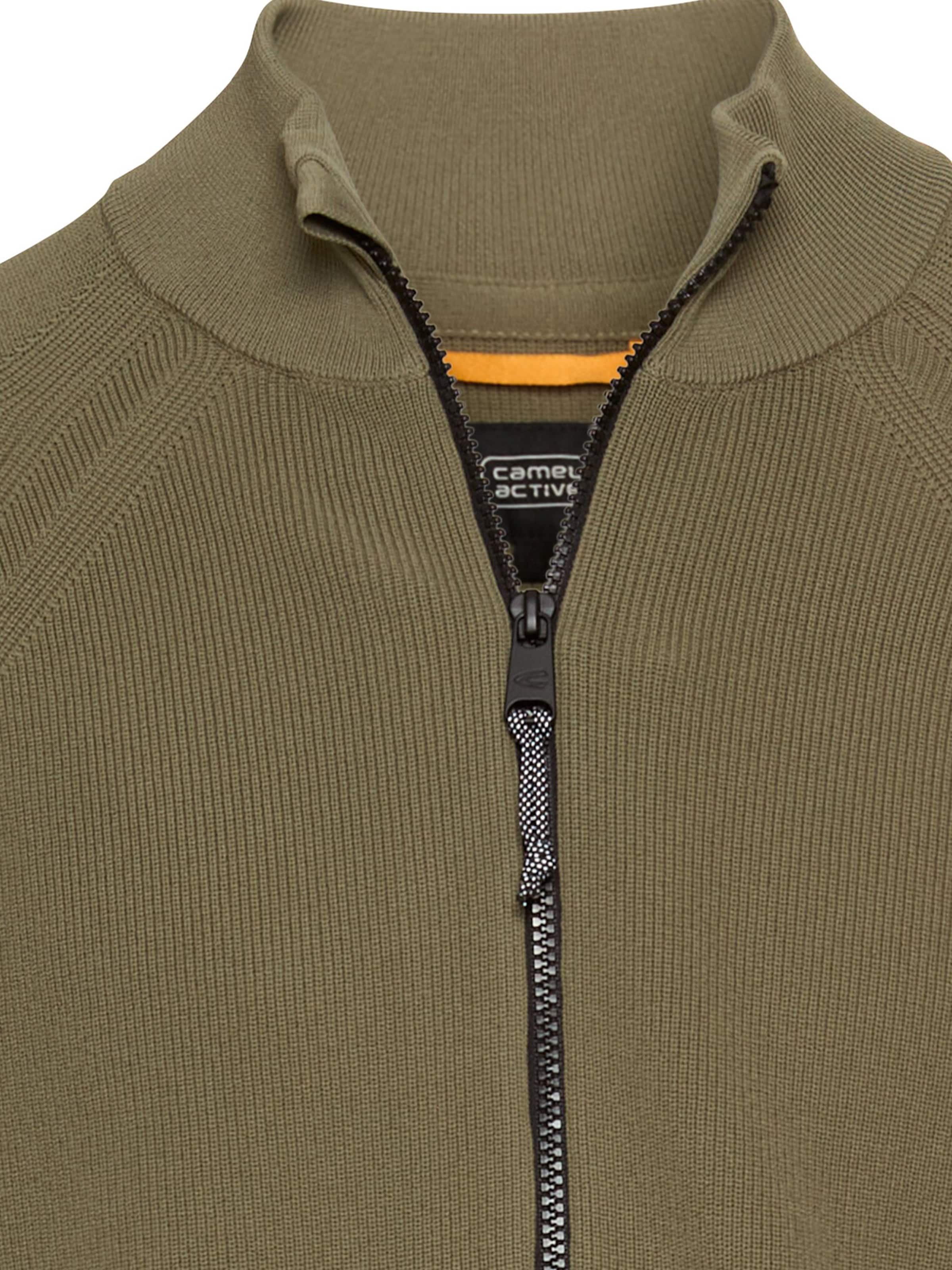 CAMEL ACTIVE Knit cardigan in Green