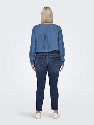 ONLY Carmakoma Skinny Jeans 'CARWilly' in Blau