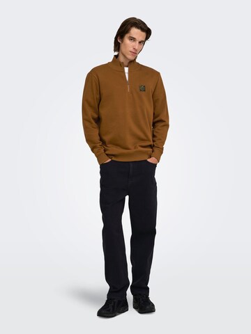 Loosefit Jeans 'FADE ' di Only & Sons in nero