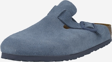 BIRKENSTOCK - Sapato aberto 'Boston VL' em azul: frente