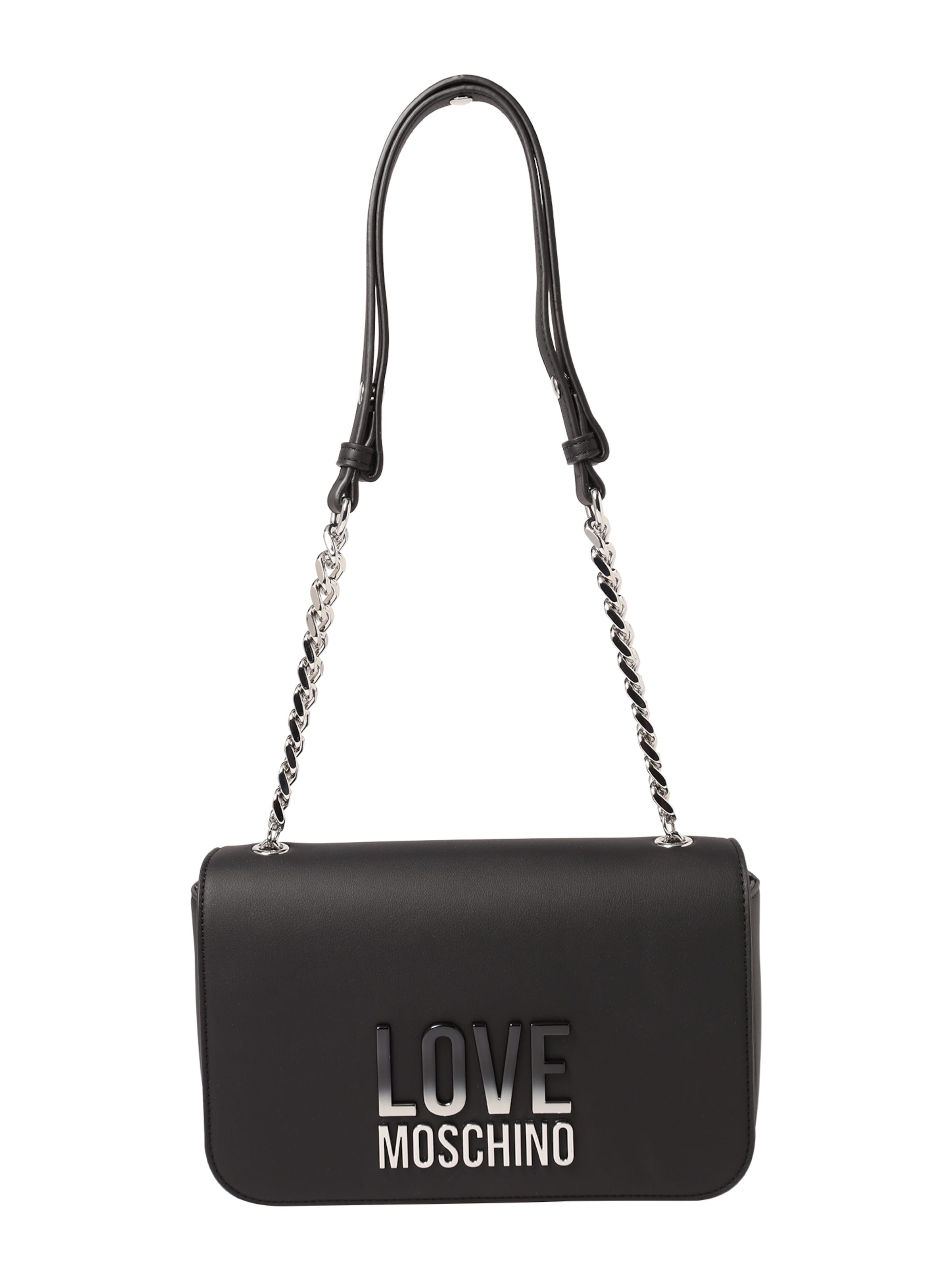 Borsa a tracolla di Love Moschino in nero: frontale