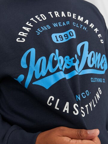 Jack & Jones Plus Sweatshirt 'Mikk' i blå