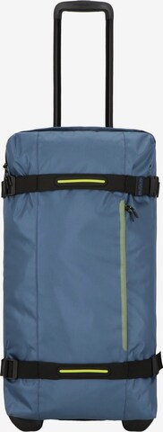 American Tourister Reistas 'Urban Track M' in Blauw: voorkant