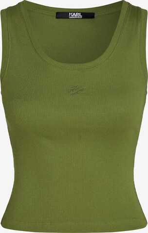 Karl Lagerfeld Top in Green: front