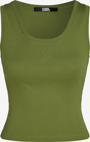 Karl Lagerfeld Top in Green: front