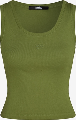 Karl Lagerfeld - Top en verde: frente