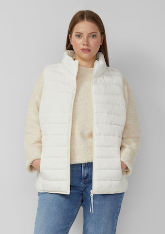 QS Weste in Beige: Vorderseite