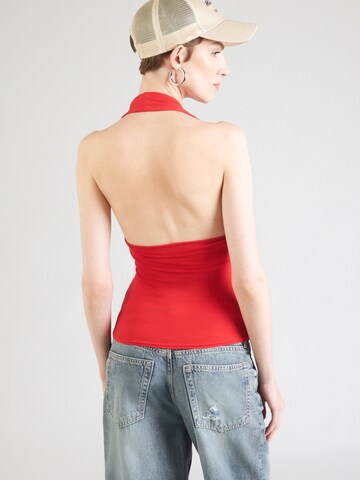 WEEKDAY Top 'Aline' in Red