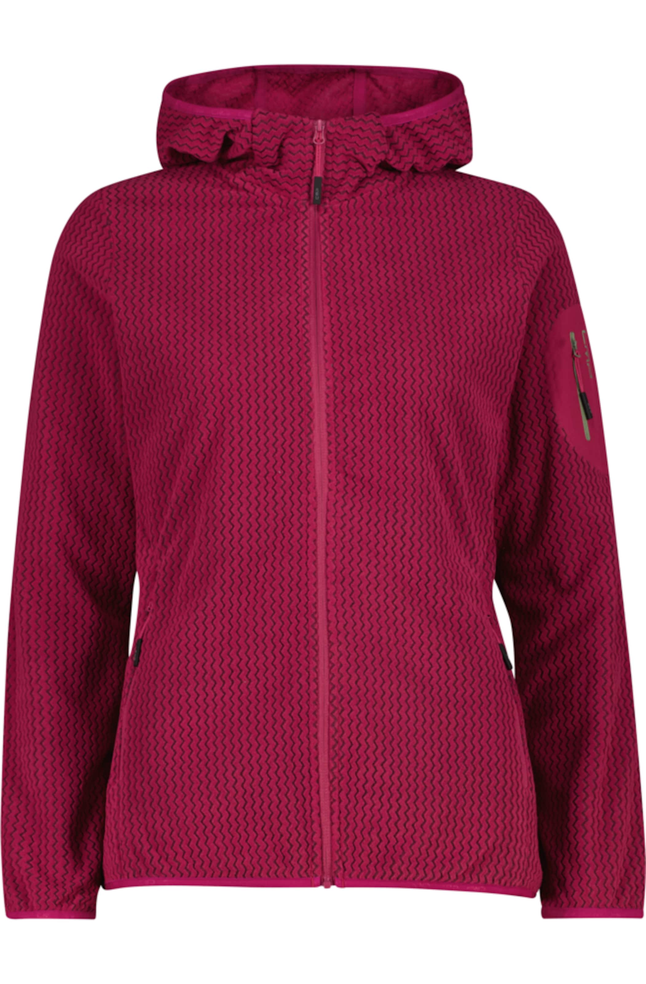 CMP Athletic Fleece Jacket in Pink: front