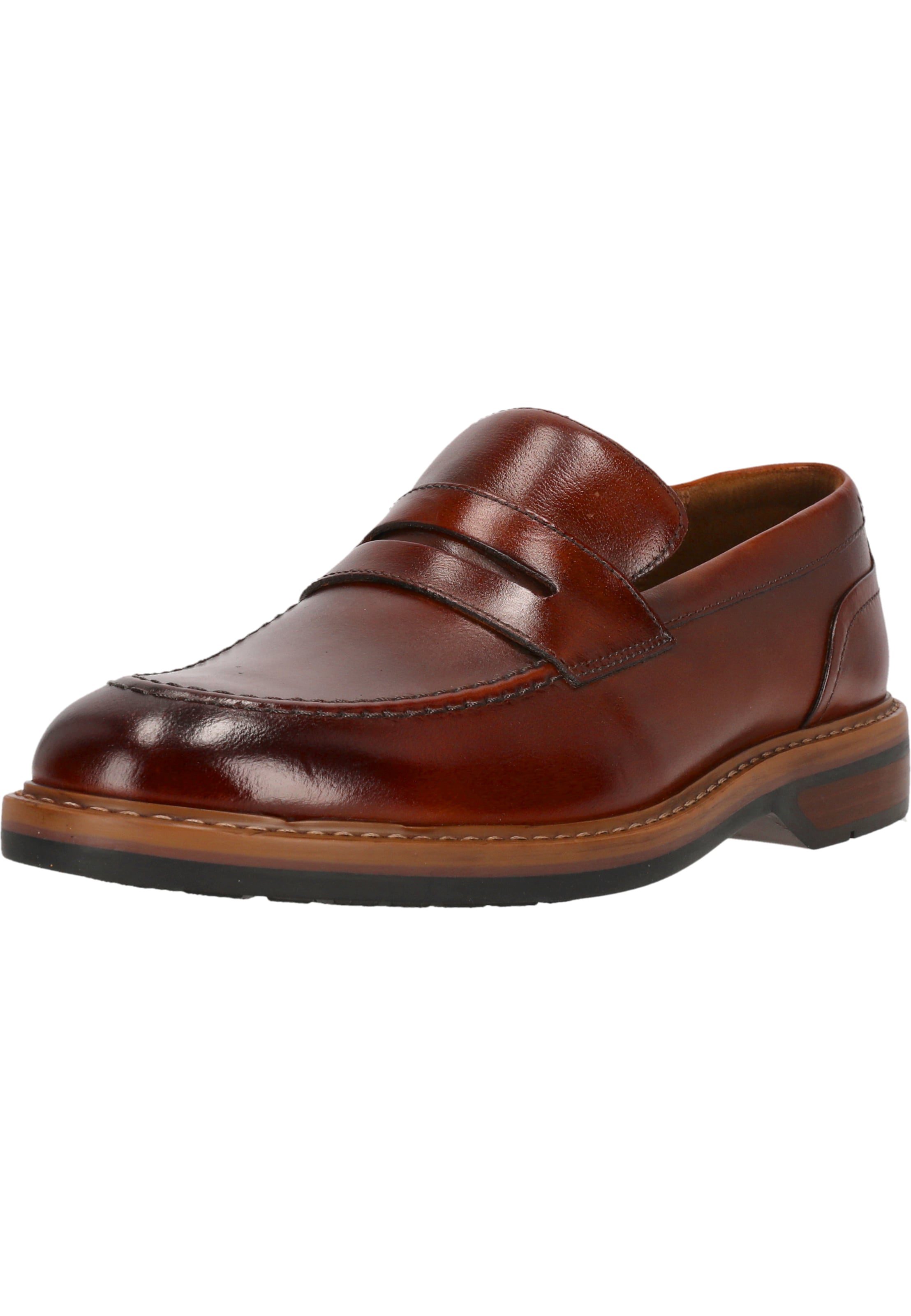 CLARKS Slipper 'Aldwin Step' in Braun: Vorderseite