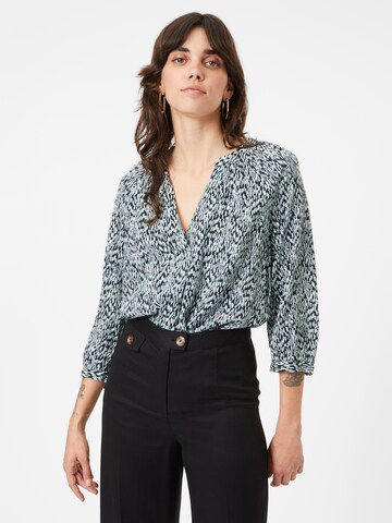 s.Oliver Blouse in Blauw: voorkant