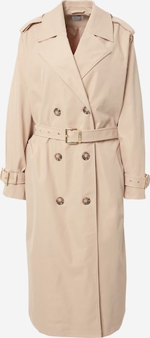 Hoermanseder x About You Between-Seasons Coat 'Fee' in Beige: front