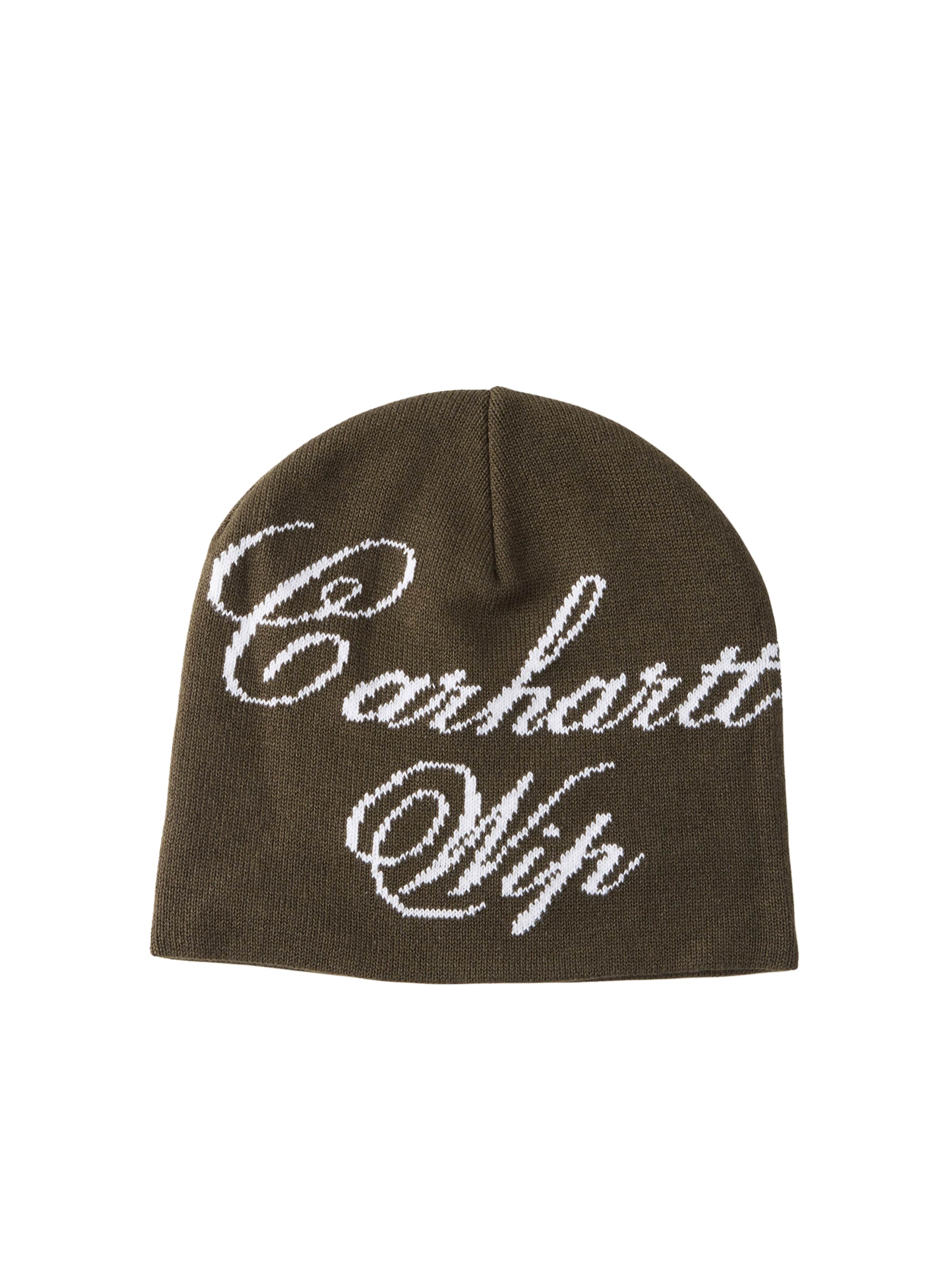 zaļš Carhartt WIP Cepure 'Travon': no priekšpuses