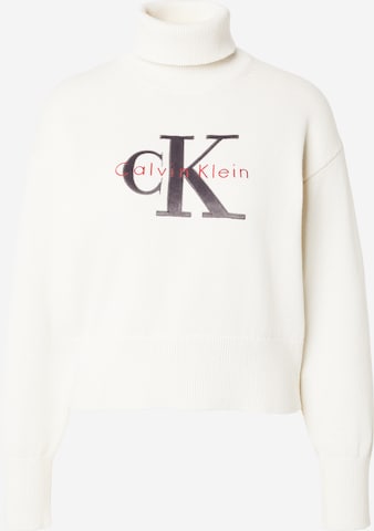 Pullover di Calvin Klein Jeans in bianco: frontale