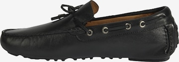 Desa Moccasins 'Slip-Ons' in Black: front