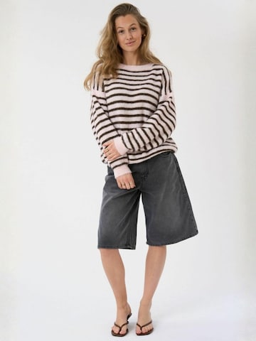 Pulover ' Sienna Knit ' de la TEESHOPPEN pe roz