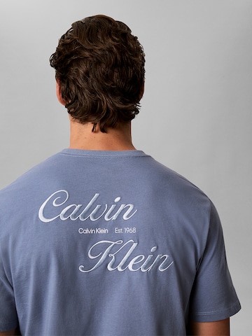 Calvin Klein Jeans Regular Shirt in Blauw