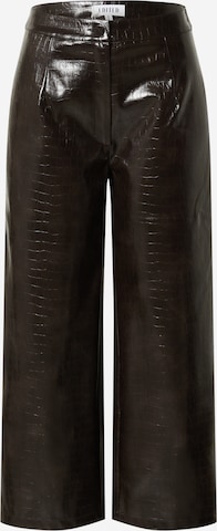 EDITED Wide leg Pants 'Melly' in Brown: front