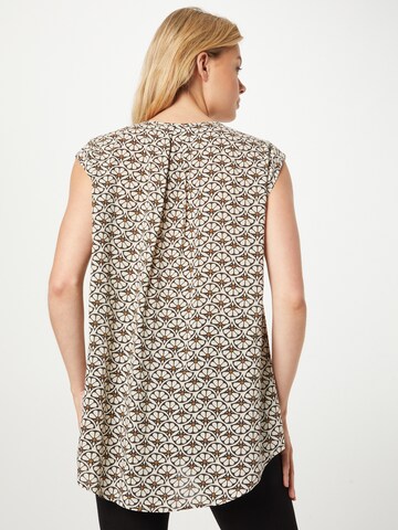 Cartoon Bluse in Beige