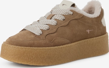 Sneaker bassa di Tamaris in beige: frontale