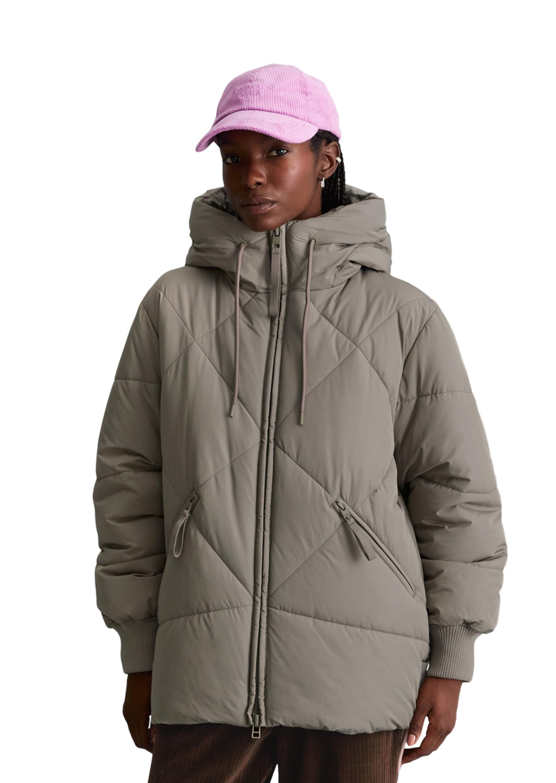 Marc O'Polo DENIM Tussenmantel in Grijs: voorkant