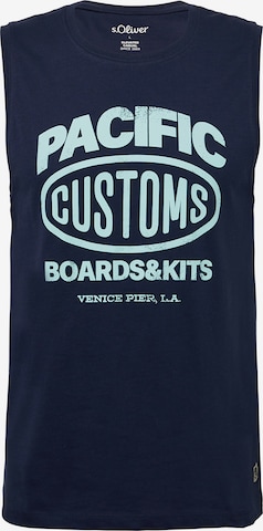 s.Oliver Shirt in Blauw: voorkant