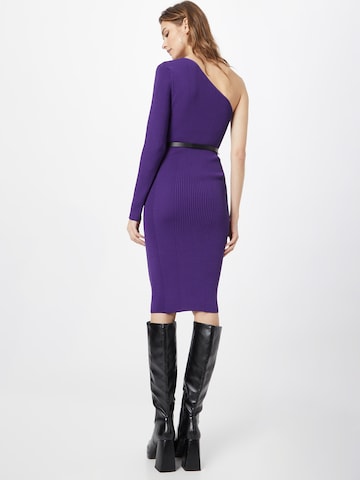 Karen Millen Úpletové šaty – fialová