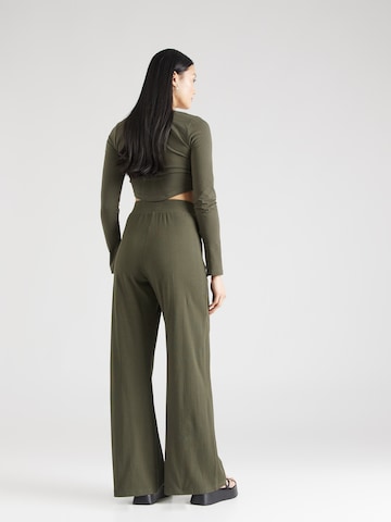 Wide leg Pantaloni 'Sofia' de la STUDIO SELECT pe verde