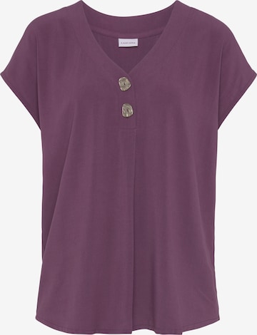 LASCANA Blouse in Lila: voorkant