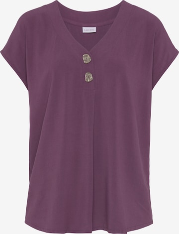 LASCANA Blouse in Purple: front