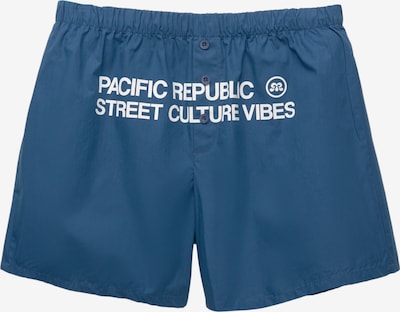 Pull&Bear Shorts 'PACIFIC' in 34 in navy / weiß, Produktansicht