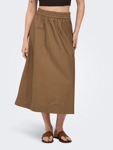 ONLY Skirt 'ONLRayi' in Brown: front
