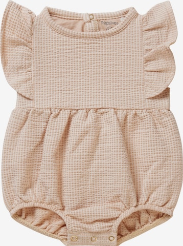 Tutina / body per bambino 'Conroe' di Noppies in beige: frontale