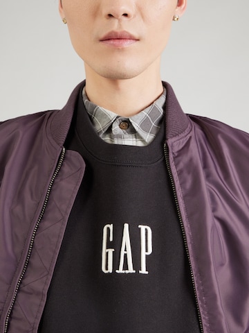 GAP Μπλούζα φούτερ σε μαύρο