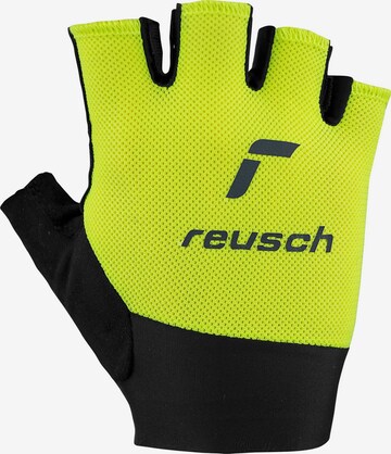 REUSCH Athletic Gloves 'X-Rivet' in Yellow