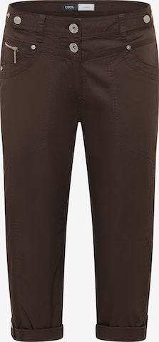 CECIL - Pantalón 'New York' en marrón: frente