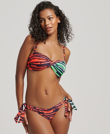 Superdry Bandeau Bikinitop in Rood