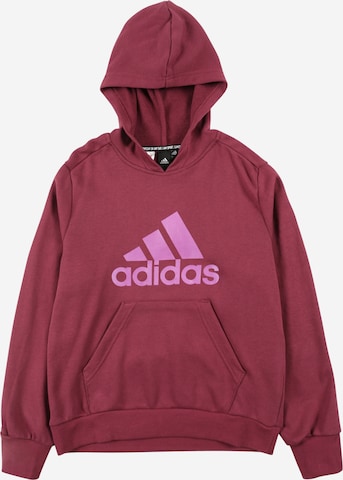 ADIDAS PERFORMANCE Athletic Sweatshirt in Red: front