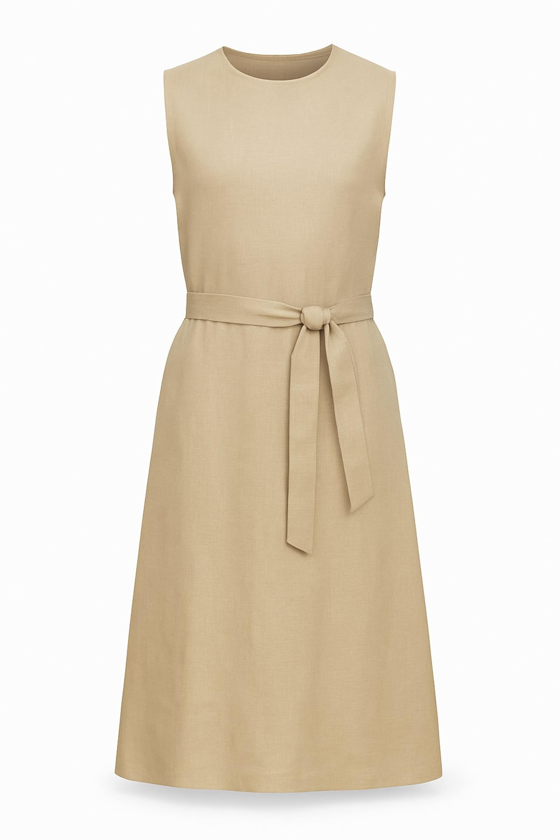 MANUKA Kleid in Beige: Vorderseite
