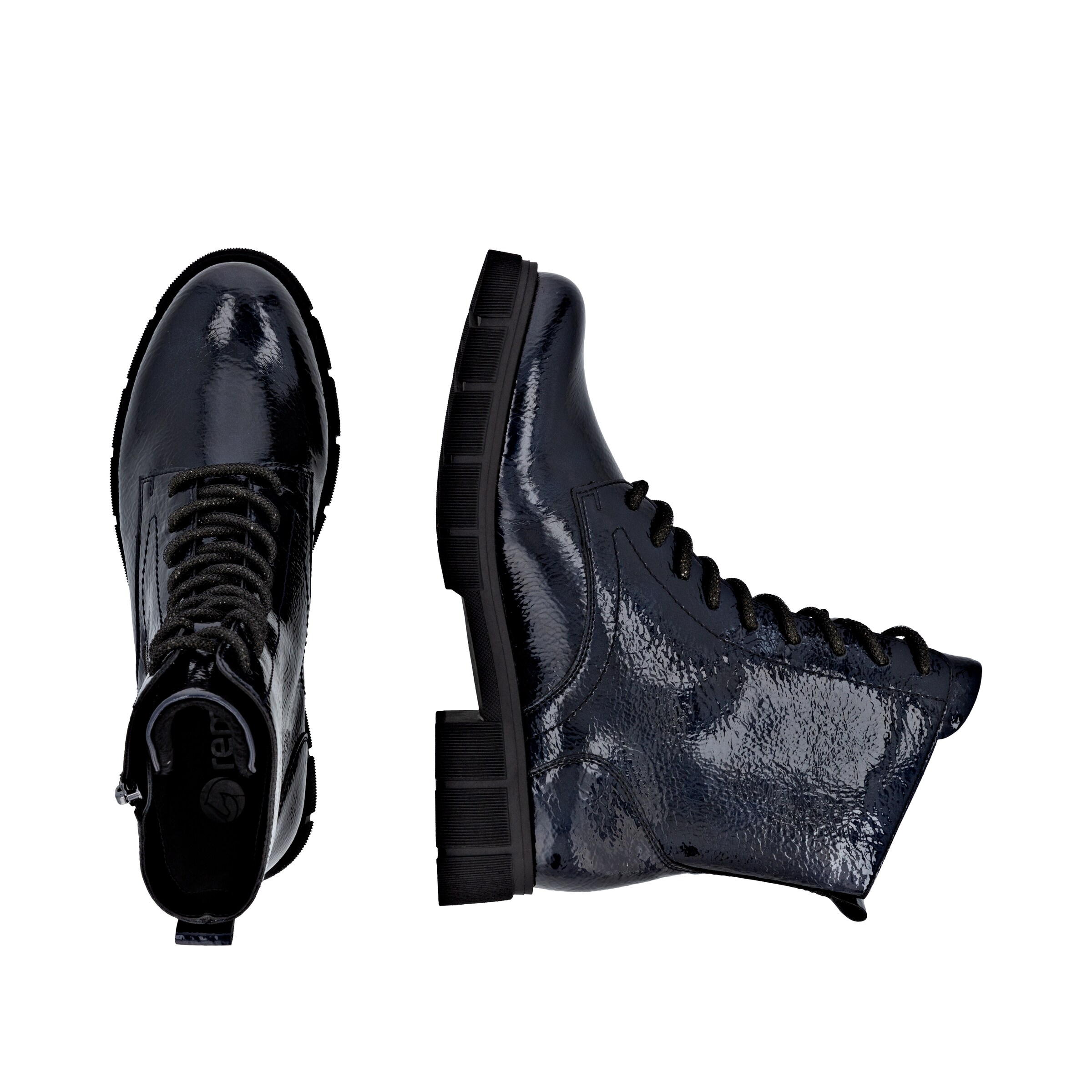 REMONTE Lace-up bootie in Blue