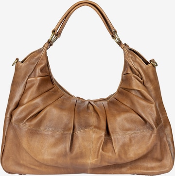 RE:DESIGNED Shoulder Bag 'Leneta ' in Brown: front