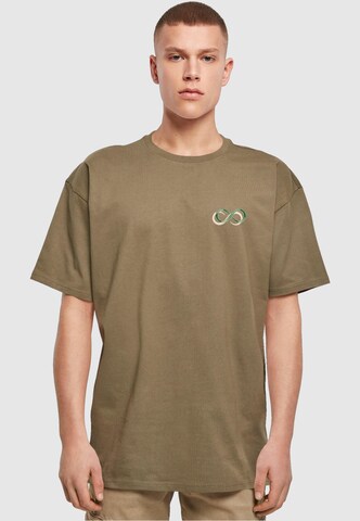Merchcode Shirt 'Unlimited Edition' in Green: front